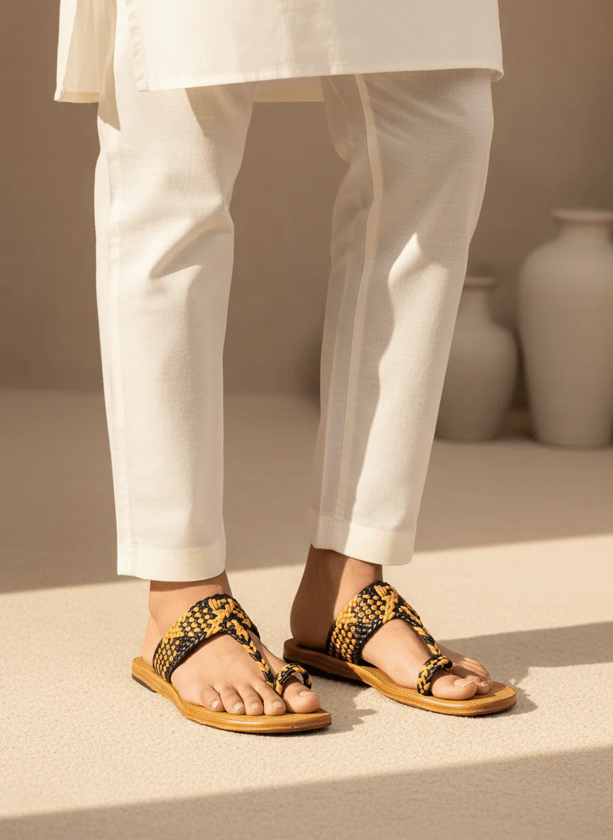 Artisan Reserve Handmade Kolapuri Chappal - Image 3