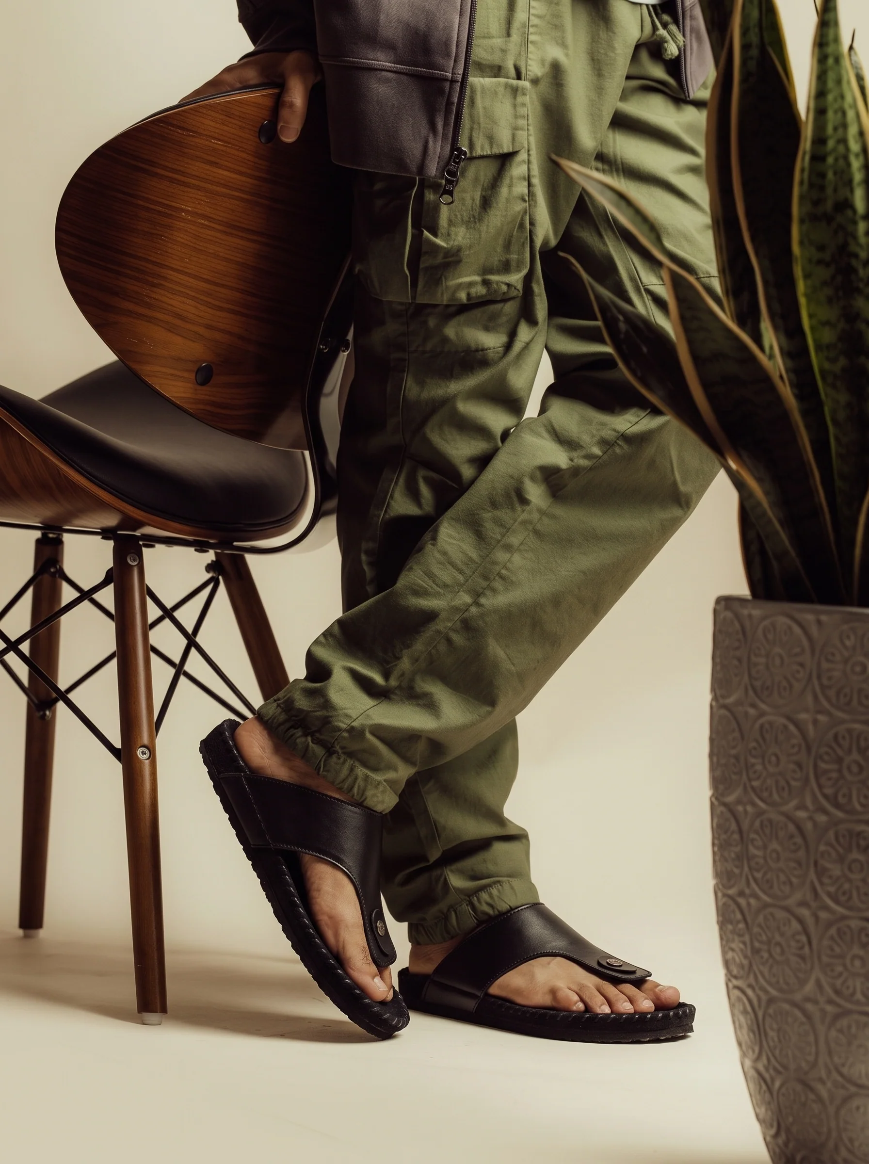 Brinkley Breeze PU Leather Sandal for Men - Image 4