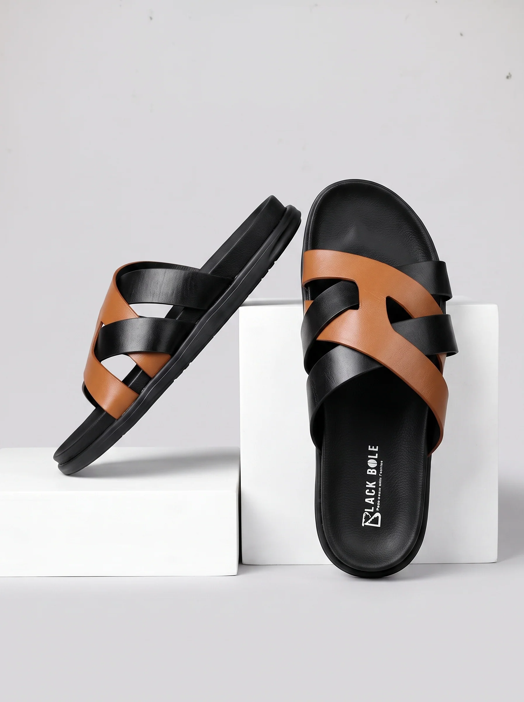Kazimir Sandal - Genuine Leather BlackBole Edition - Image 3