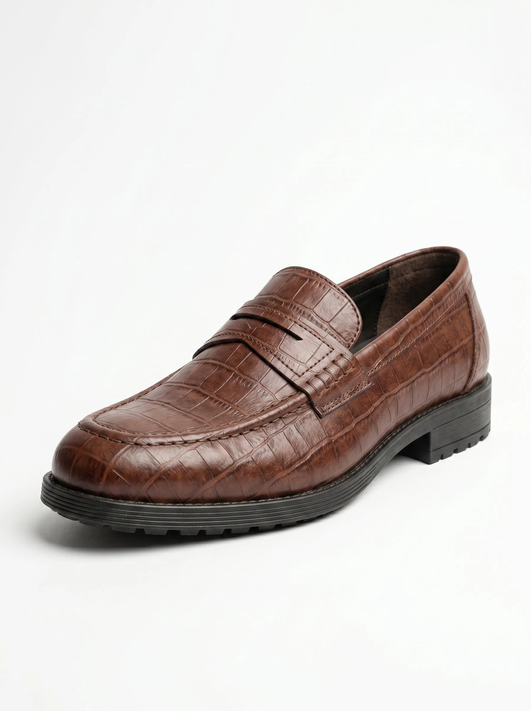 Penny Chunky Loafer – Crocodile Pattern Edition - Image 4