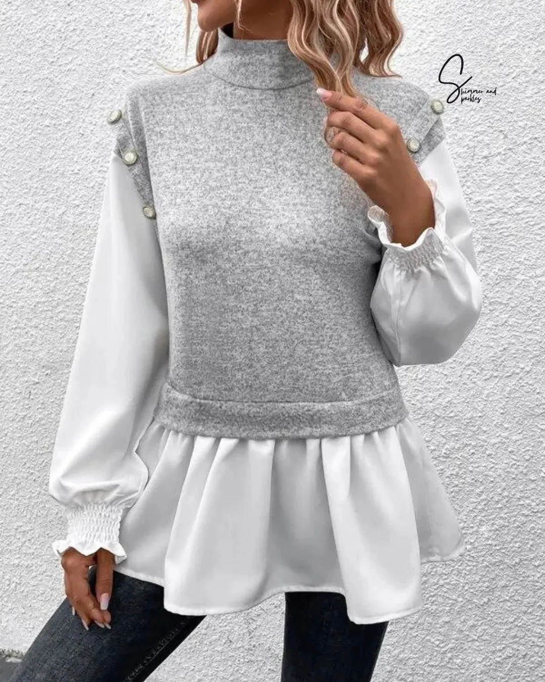 SHEIN Ruffle hem top - Image 5
