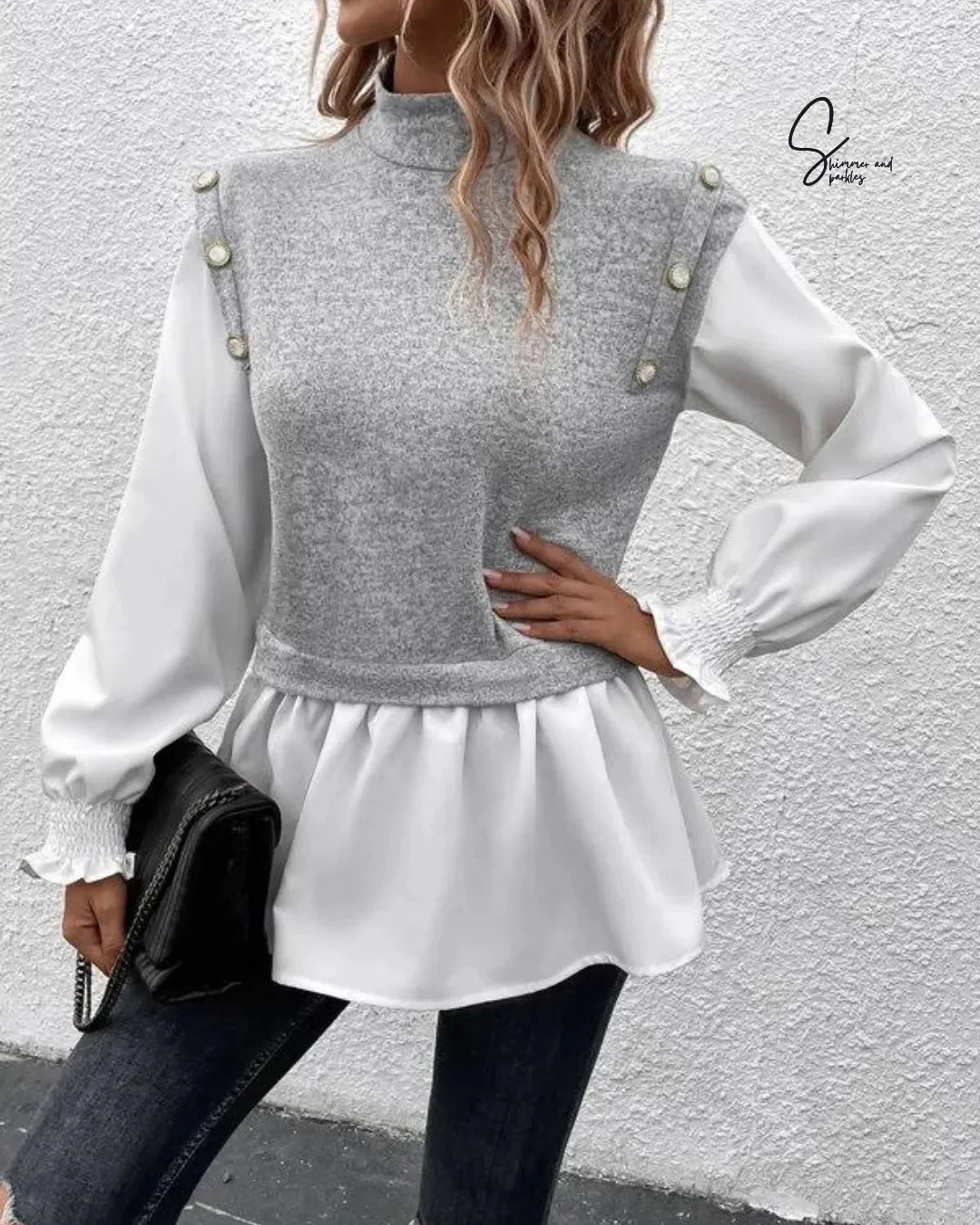 SHEIN Ruffle hem top - Image 6