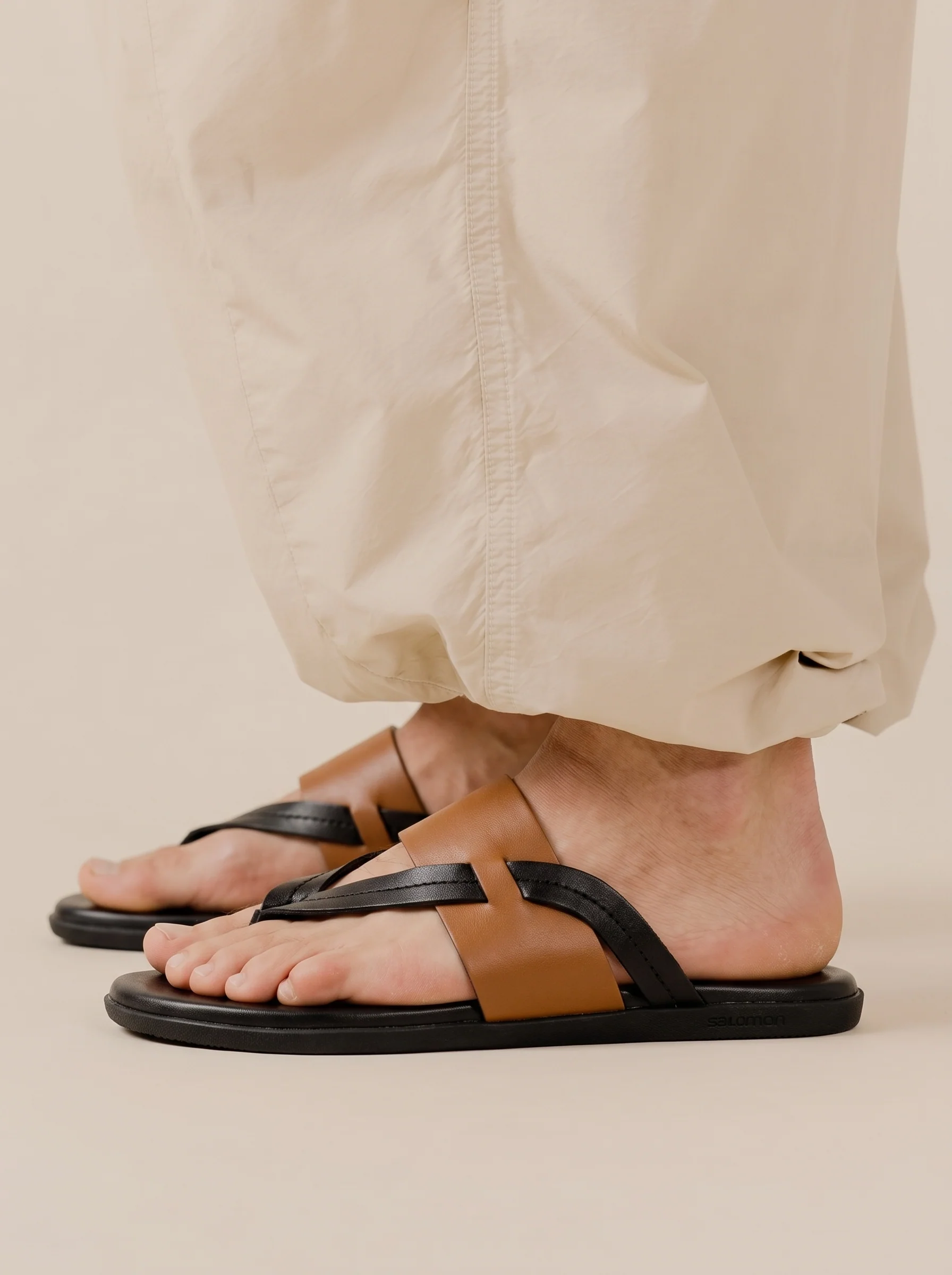 Tuscan Crosby Square Leather Sandal – BlackBole Edition - Image 4