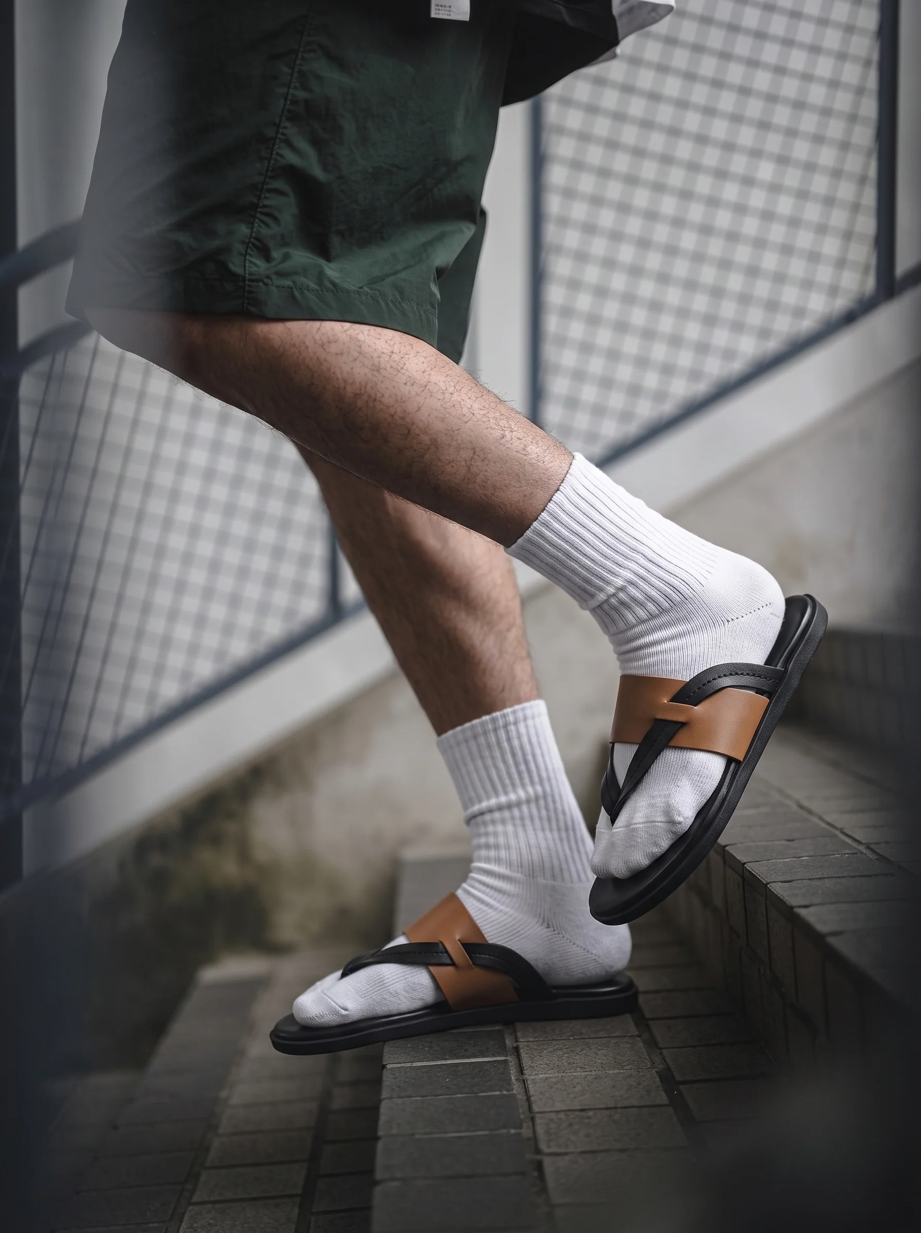 Tuscan Crosby Square Leather Sandal – BlackBole Edition - Image 5